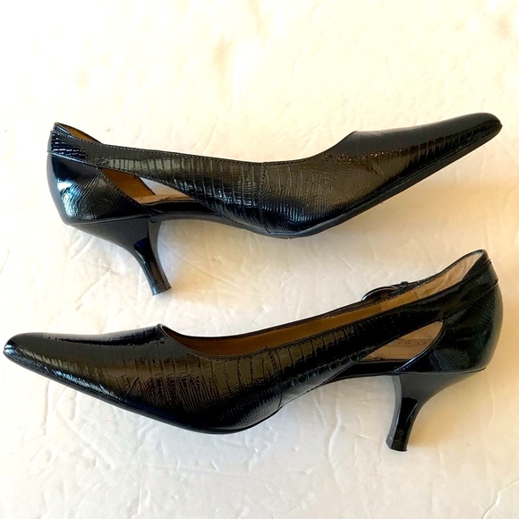 Circa Joan & David Luxe 9 leather Heels Reptile - Picture 5 of 8